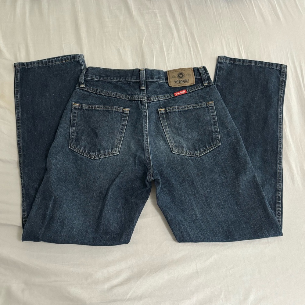 Dark wash wrangler jeans